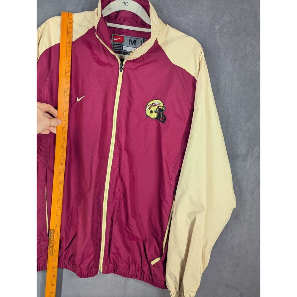 Florida State Seminoles Jacket Adult Medium Nike Full Zip Football Vintage - Picture 4 of 12